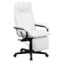 Фото #5 товара High Back White Leather Executive Reclining Swivel Chair With Arms