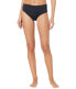 Фото #1 товара Ralph Lauren 297422 Beach Club Solids Wider Shirred Banded Hipster Black Size 14