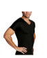 Фото #7 товара Men's Big & Tall Insta Slim Compression Short Sleeve V-Neck T-Shirt