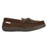 Фото #1 товара HideAways by LB Evans Marion Moccasin Mens Brown Casual Slippers 1725