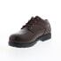 Фото #7 товара Lugz Savoy Slip Resistant MSVYEV-245 Mens Brown Wide Athletic Work Shoes