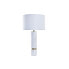 Фото #1 товара Настольная лампа DKD Home Decor Белый Позолоченный Металл Мрамор 50 W 220 V 41 x 41 x 76 cm