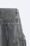Фото #11 товара Базовые джинсы с карманами ZARA