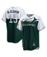 Фото #1 товара Men's Charlie Blackmon White, Forest Green Colorado Rockies City Connect Replica Player Jersey
