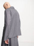 Reclaimed Vintage genderless boxy blazer co-ord in grey