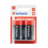 Verbatim D Alkaline Batteries - Single-use battery - Alkaline - 1.5 V - 2 pc(s) - Multicolour - 34.2 mm