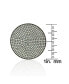 Suzy Levian Sterling Silver Cubic Zirconia Pave Medallion Ring