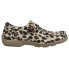Фото #1 товара Roper Chillin Leopard Moc Toe Slip On Womens Beige Flats Casual 09-021-0191-309