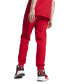 Фото #2 товара Men's Ferrari Race Regular-Fit Contrast Piped Fleece Sweatpants