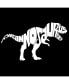 Фото #2 товара Men's Word Art Long Sleeve T-Shirt - Tyrannosaurus Rex