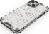 Hurtel Honeycomb etui pancerny pokrowiec z żelową ramką iPhone 13 czerwony