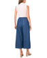 Фото #4 товара Women's Cotton Pull-On Wide-Leg Cropped Pants