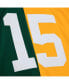 ფოტო #2 პროდუქტის Men's Bart Starr Green, Gold Green Bay Packers 1969 Split Legacy Replica Jersey