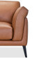 Фото #16 товара Keery 66.5" Leather Loveseat, Created for Macy's