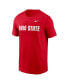 ფოტო #5 პროდუქტის Men's Ohio State Buckeyes Primetime Evergreen Wordmark T-Shirt