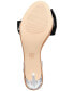 ფოტო #5 პროდუქტის Women's Yahira Lucite Heel Bow Dress Sandals