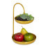 Фото #1 товара Столовая посуда Relaxdays двухъярусная фруктовница