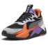 Фото #2 товара Puma RsX Toys Lace Up Mens Black, Grey, Orange Sneakers Casual Shoes 36944927