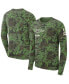 Men's Camo Oregon Ducks Military-Inspired Long Sleeve T-shirt Камуфляж, L - фото #4