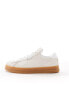 Tommy Jeans court suede trainers in beige