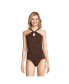 Фото #10 товара Women's High Neck to One Shoulder Multi Way One Piece Swimsuit