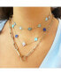 ფოტო #2 პროდუქტის Turquoise Daisy Necklace 14K Gold