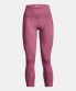 Under Armour 301380 Prime Pink & Metallic Silvertone Meridian Crop Leggings XS