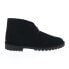 Фото #2 товара Clarks Desert Rock 26162705 Mens Black Suede Lace Up Chukkas Boots