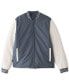 Фото #7 товара Men's Skyline Reversible Weather-Resistant Varsity Jacket