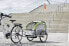 Фото #7 товара Fischer FISCHER bicycle childrens bicycle trailer comfort (green/grey)