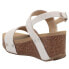 Volatile Summerlove Wedge Womens Off White Casual Sandals PV119-292