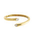 ფოტო #2 პროდუქტის Cubic Zirconia Open Claw Bangle Bracelet