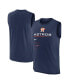 Фото #2 товара Men's Navy Houston Astros Exceed Performance Tank Top