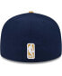 Фото #3 товара Men's Navy, Gold New Orleans Pelicans Gameday Gold Pop Stars 59FIFTY Fitted Hat