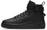 Фото #1 товара Кроссовки Nike Air Force 1 Mid Triple Black GS AJ0424-003