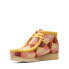 Фото #4 товара Clarks Wallabee Boot 26166092 Womens Yellow Canvas Lace Up Chukkas Boots