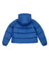 Пуховик для девочек Rokka & Rolla Heavyweight Sherpa Lined Bubble Coat Синий, 10-12 - фото #4