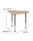 Фото #11 товара Triangular Collaborative Adjustable Student Desk - Home And Classroom