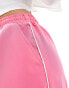 ASOS DESIGN tailored pull on trouser with piping in pink