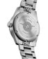 ფოტო #3 პროდუქტის Men's Swiss Automatic Spirit Zulu Time Stainless Steel Bracelet Watch 39mm