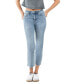 ფოტო #1 პროდუქტის Women's High Rise Cropped Straight Jeans