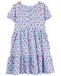 Фото #1 товара Kid Floral Crinkle Jersey Dress 7