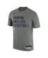 Фото #3 товара Men's Heather Gray Memphis Grizzlies 2023/24 Sideline Legend Performance Practice T-shirt