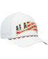 Фото #4 товара Men's '47 White Alabama Crimson Tide Stars and Stripes Flag Flutter Hitch Snapback Hat