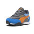 Puma Blktop Rider Bts Lace Up Toddler Boys Blue, Grey, Orange Sneakers Casual S