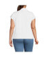 ფოტო #3 პროდუქტის Plus Size Supima Cotton Johnny Collar Polo