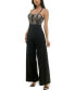 Фото #3 товара Crave Fame Juniors' Strappy Sweetheart-Neck Jumpsuit