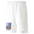 Фото #1 товара Puma Bmw Mms Graphic 10 Inch Shorts Mens White Casual Athletic Bottoms 53813802
