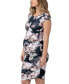 ფოტო #2 პროდუქტის Maternity Dahlia Cross Your Heart Evening Dress Multi