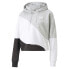 Фото #1 товара Puma Power Cat Pullover Hoodie Womens Grey Casual Outerwear 67397704